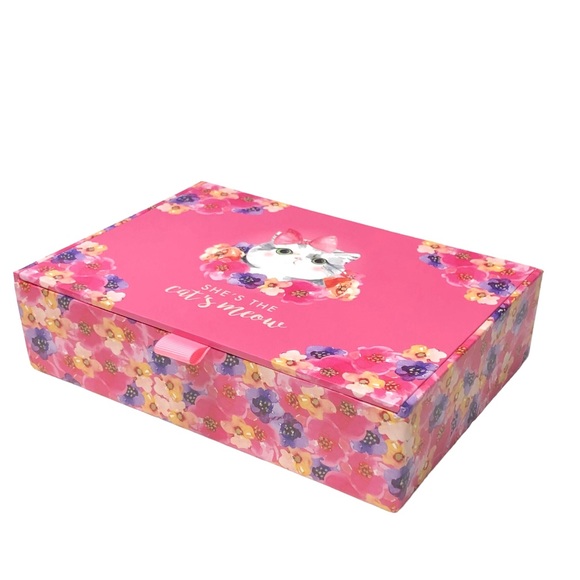 Lady Jayne Ltd Cat Lady Jayne Cats Meow Pink Cigar Box 551 Small